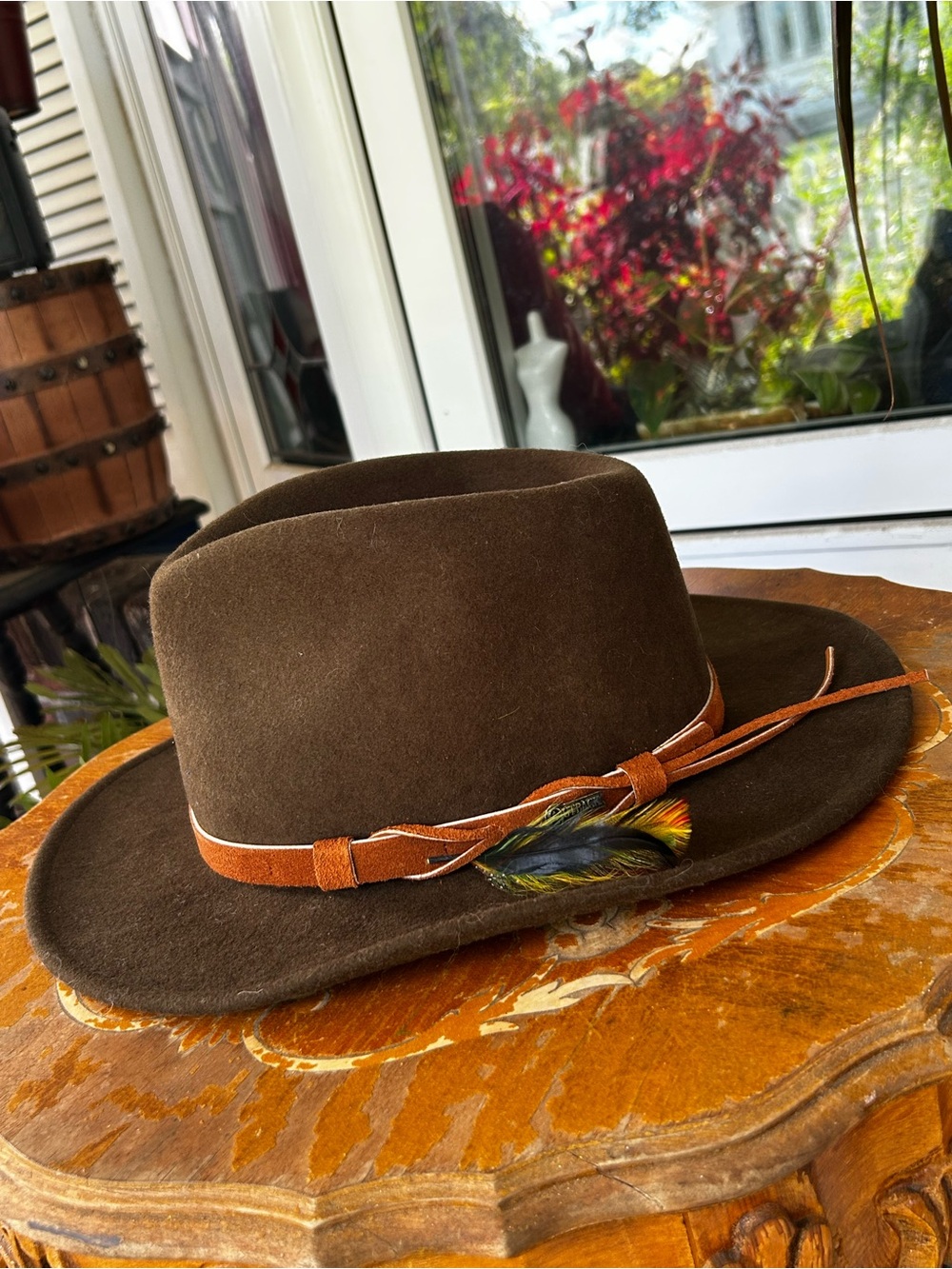 Outback Randwick Brown Wool Hat